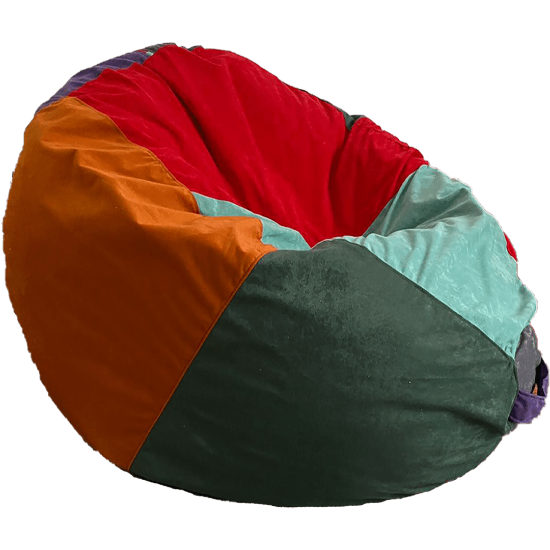Colorfull bean bag.
