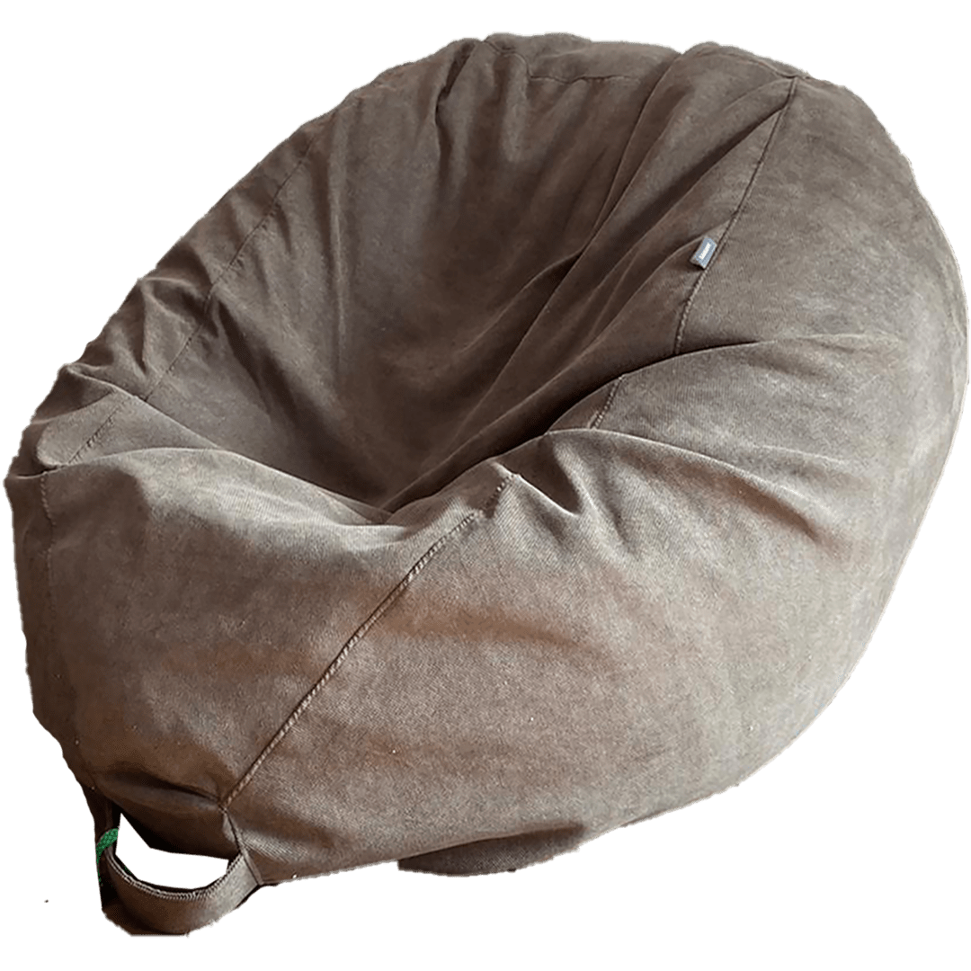 Kaki bean bag.