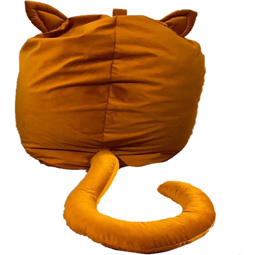 Lion bean bag.